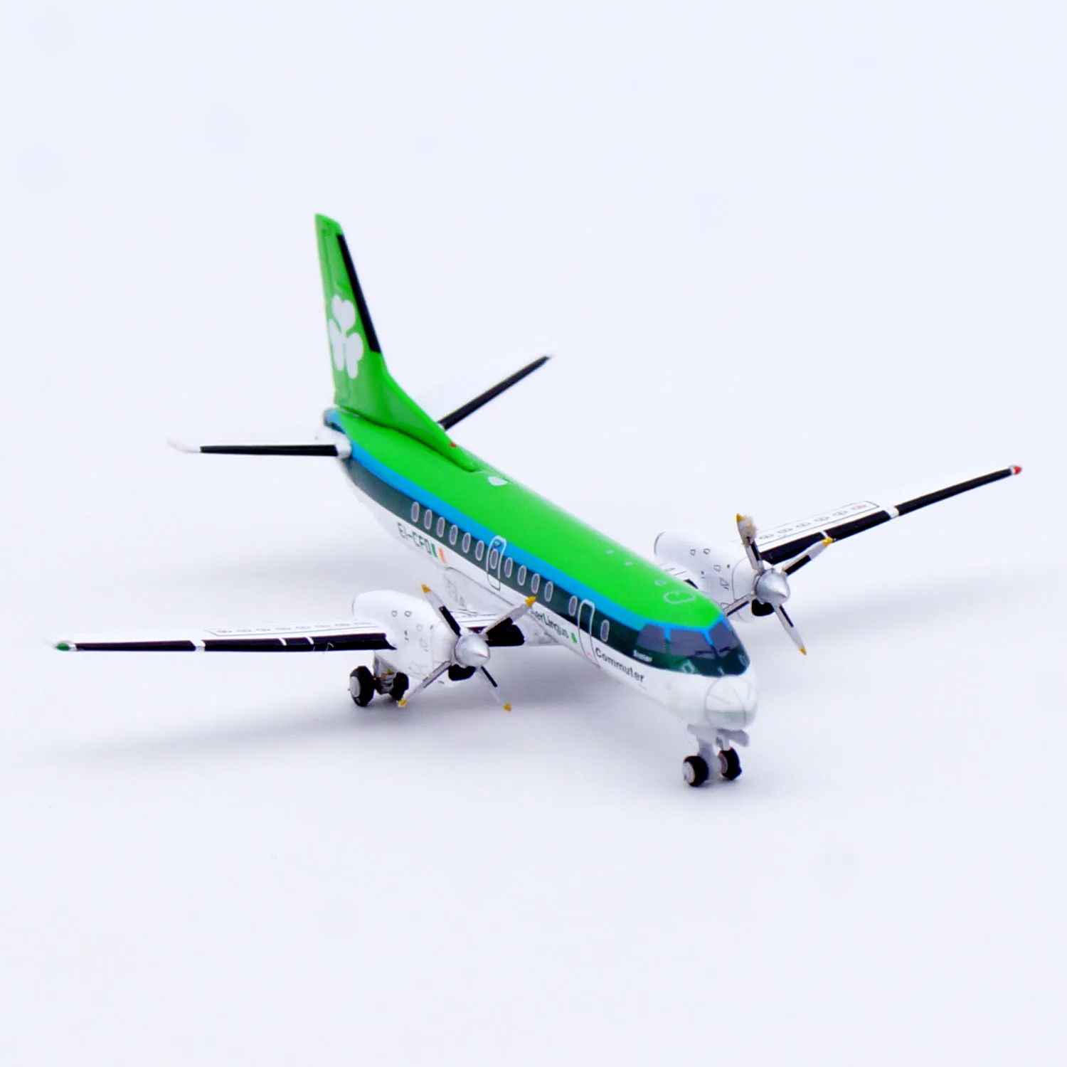 Фото Коллекционная модель самолета из сплава XX40233 JC Wings 1:400 Aer Lingus Commuter Saab 340B, литая под давлением, с подставкой, EI-CFC №4