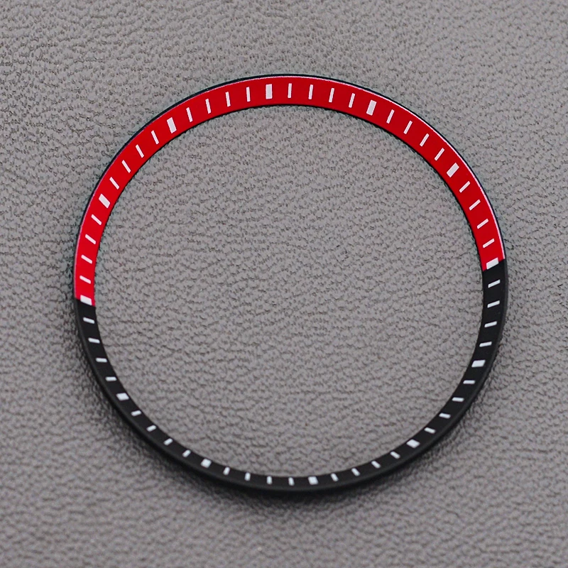 Mod 30.5*27.5mm Plastics Watch Chapter Ring Fits Seiko SRPD SKX007 SKX009 6105 6309 For NH35 NH36 Movement Watch Cases Repair