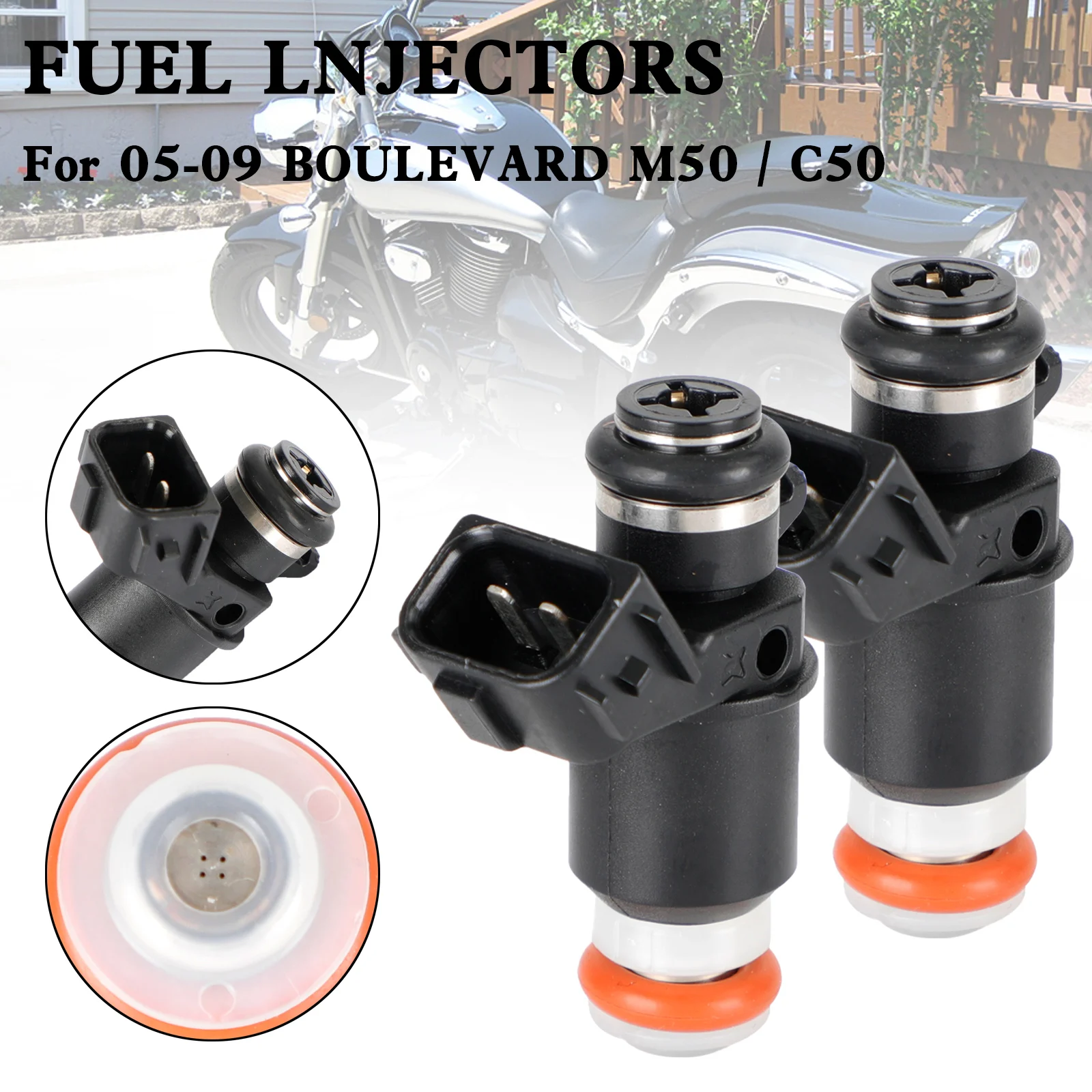 

Топливные инжекторы Areyourshop 16450-PLD-003, 2 шт., для Suzuki письменный выпуск M50 / C50 15710-14g00, аксессуары для двигателя