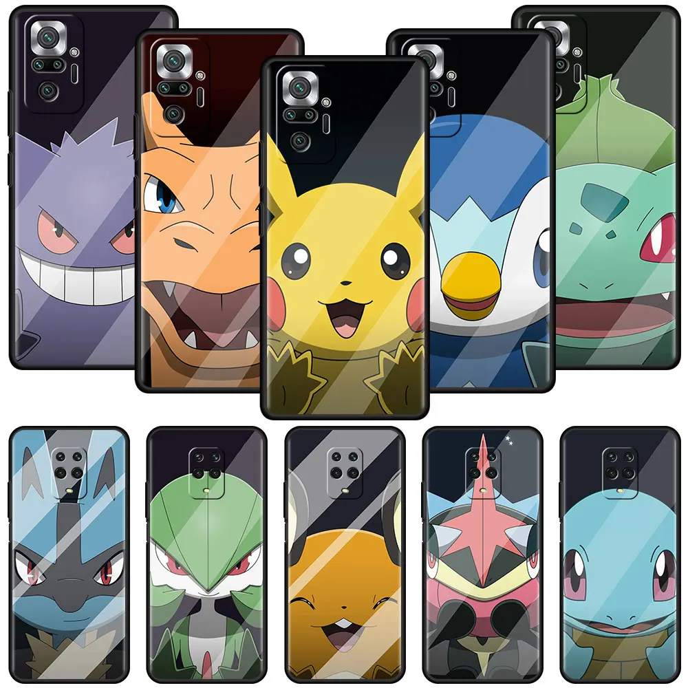 Мультяшный милый чехол с покемоном для Xiaomi Poco X3 NFC M3 Pro F3 GT мягкий телефона Mi X2 F1 M4 11T