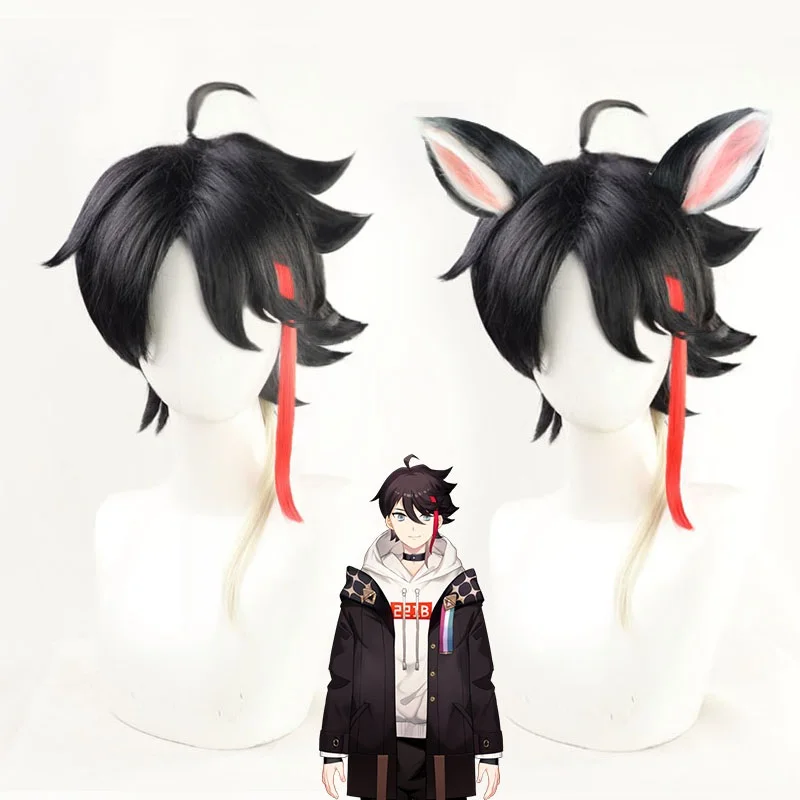 

Парик для косплея Vtuber Youtuber Saegusa Akina, с короткими синтетическими волосами, для Хэллоуина, карнавала, вечеринки, ролевых игр