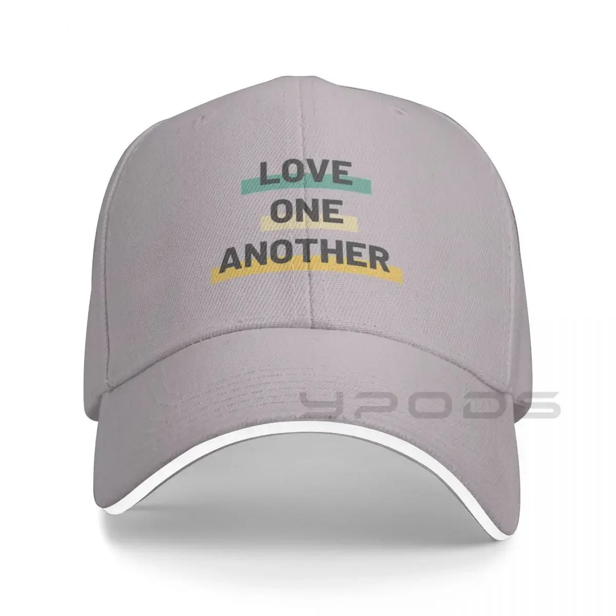 

2023 New Love One Another II | Positive Happy Quote | Retro Graphic Inspirational Cap Baseball Cap Hats Cap Female Men's