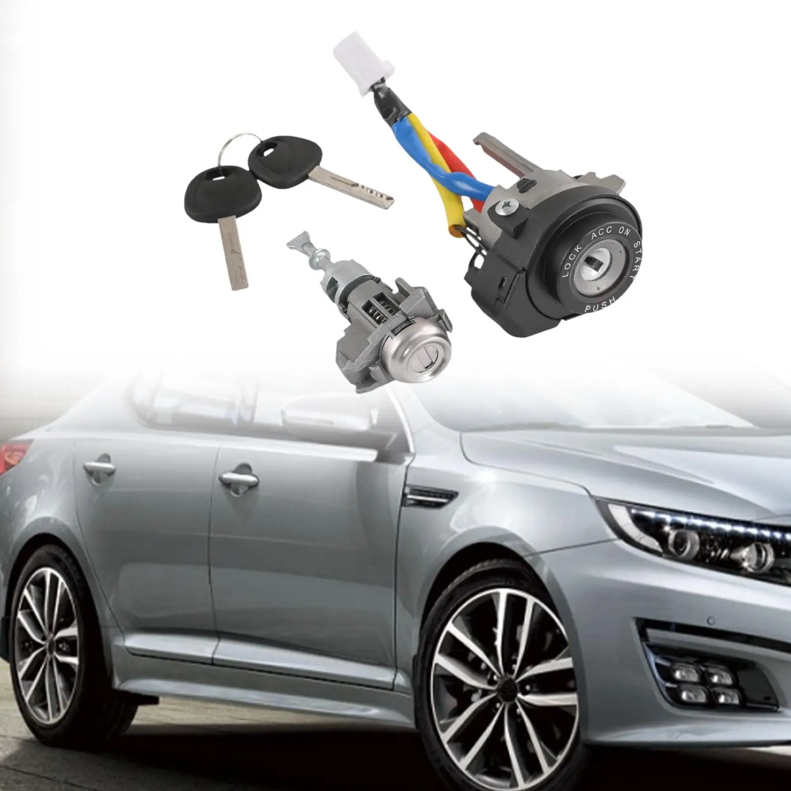 Цилиндрический переключатель зажигания 81970-2TA00 замена с 2 ключами