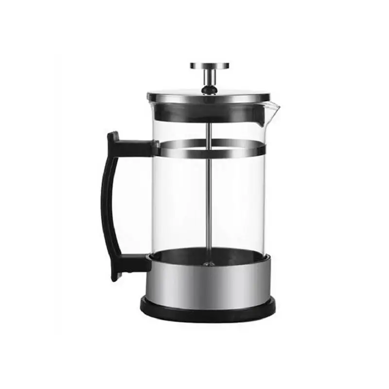 

350ml/600ml Pot Coffee Maker Non-slip Glass Tea Pot With Handle 3-layer High-density Filter System Non-slip Base