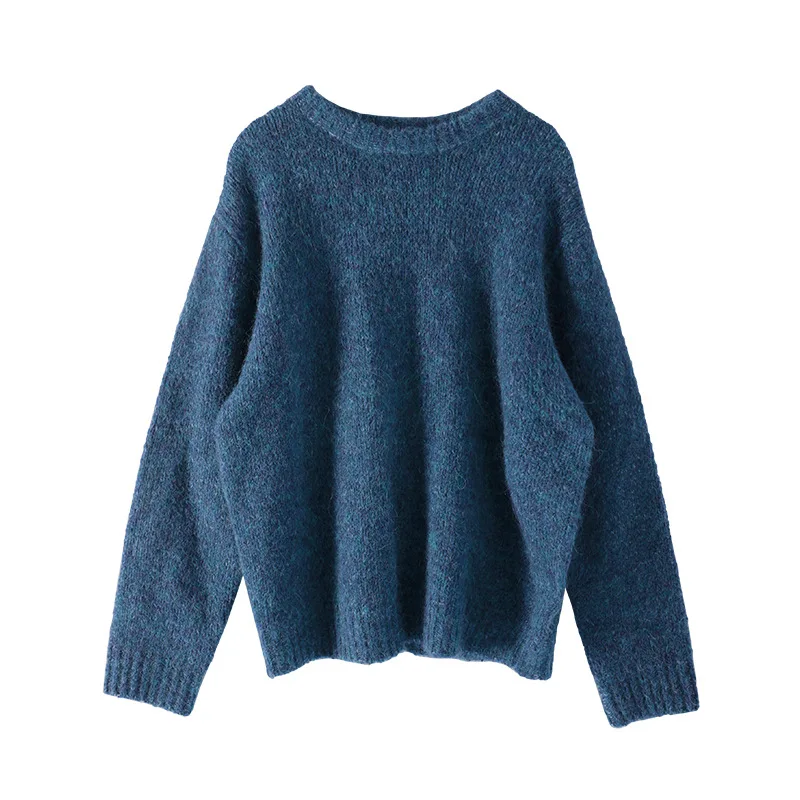 

2020 new autumn and winter warm slim long-sleeved sweater women gray