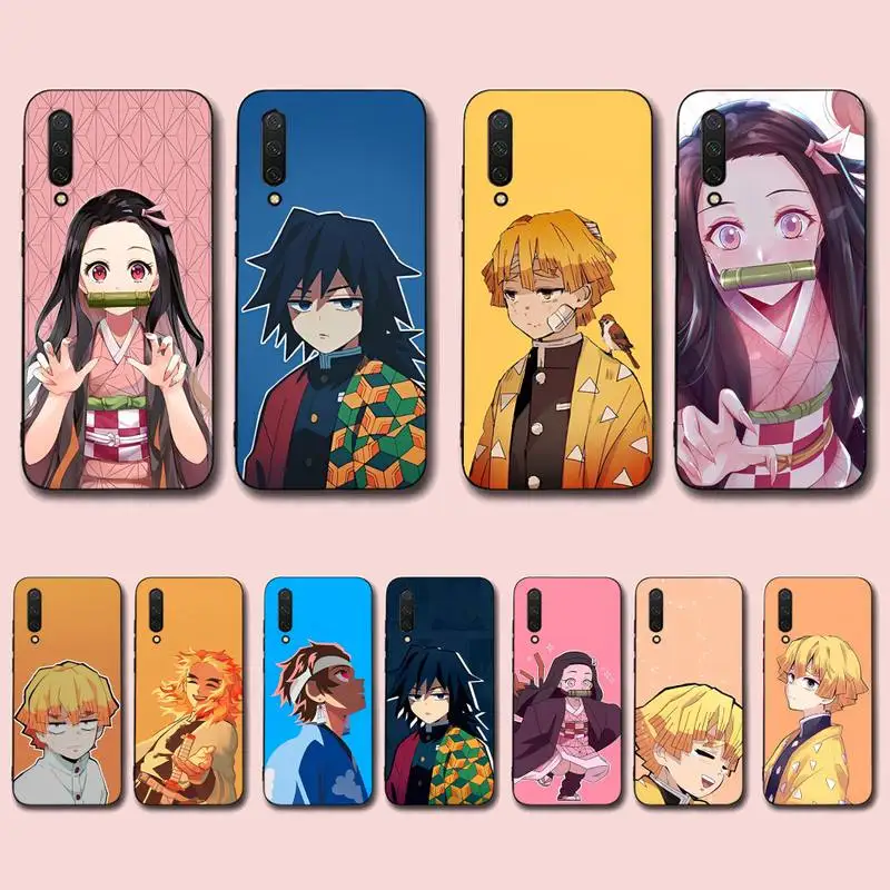 

Anime Demon Slayer Phone Case for Xiaomi mi 5 6 8 9 10 lite pro SE Mix 2s 3 F1 Max2 3
