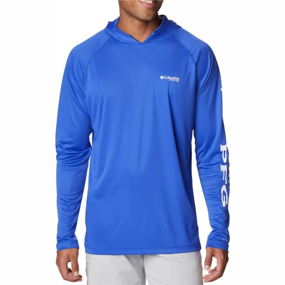 

Men's Fishing Hoodie Shirts Summer Long Sleeve Sun Protection Fishing Clothing Camisa De Pesca Performance Lightweight Jerseys