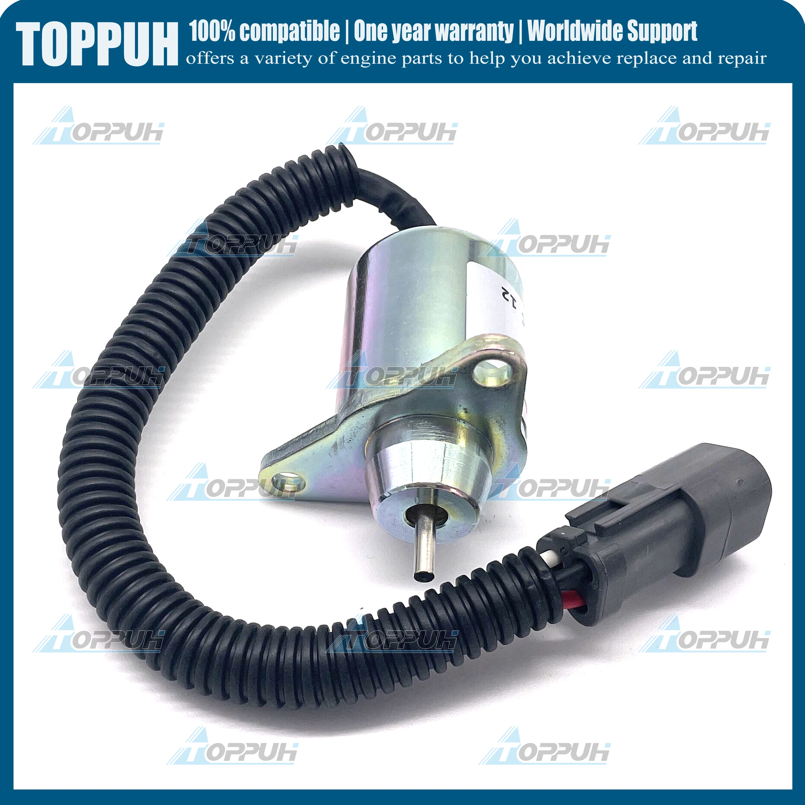 Соленоод остановки отключения 12 В TK 41-6383 для Thermo King Yanmar 41-4306 1503ES-12S5SUC11S SA-4920 SA-4564 SA-4817