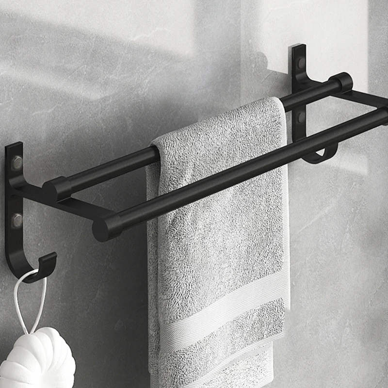 

Toothbrush Bearing Shelves Bathroom Storage Washbasin Aluminum Alloy Towel Wall Shelf Wall Mounted Almacenaje Household Items