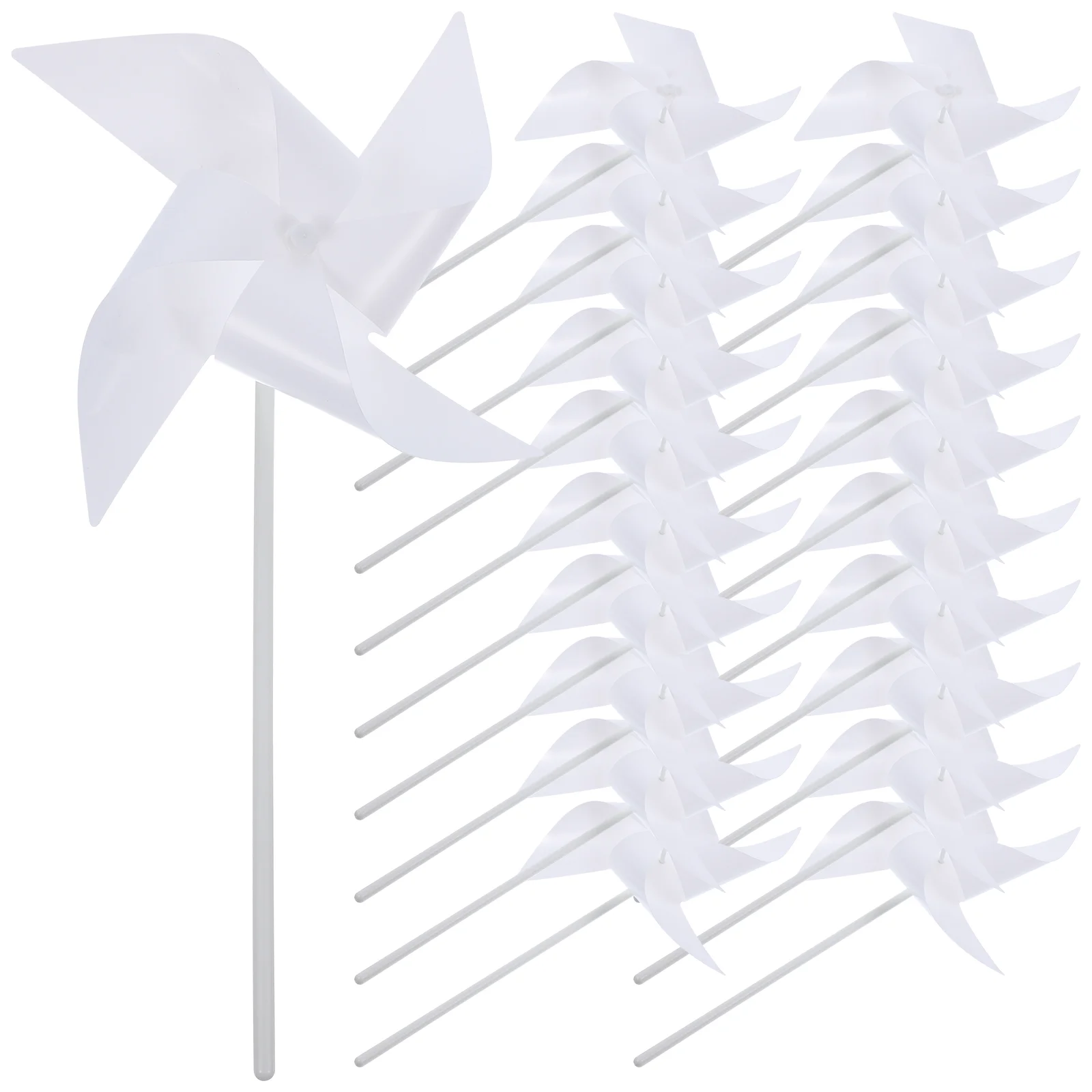 

Painting Blank Windmill Unpainted Pinwheels Graffiti Kids Kindergarten Decorations DIY Crafts