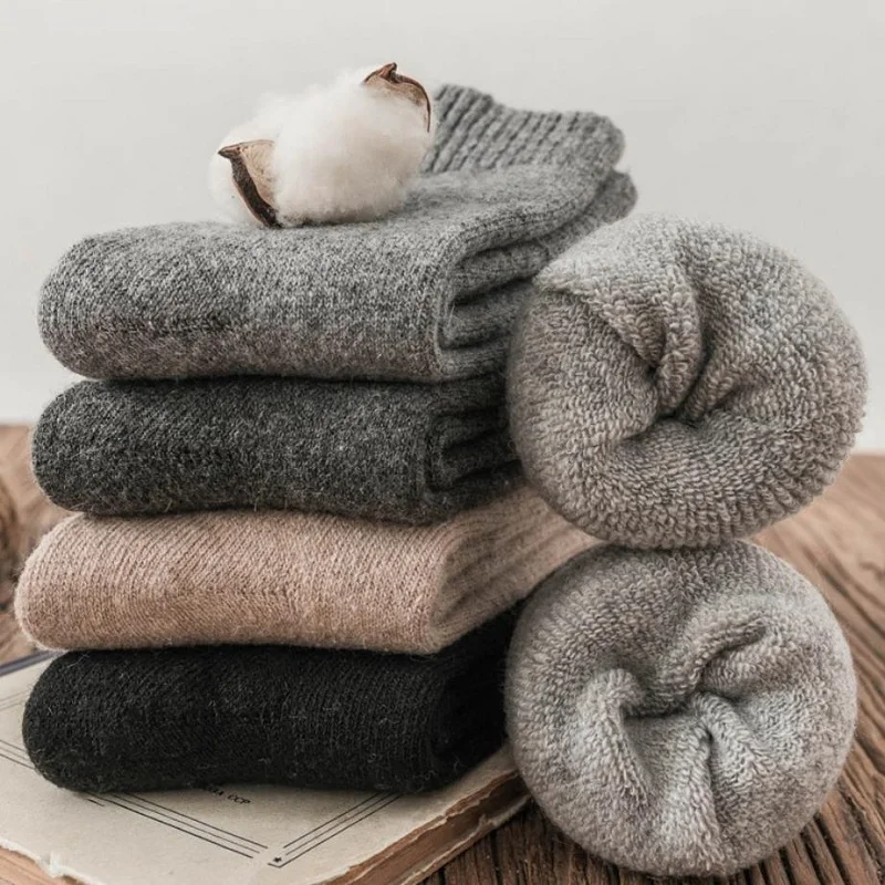 

10 Pcs=5 Pairs/Lot Men Socks Sports Breathable Comfortable Solid Color Winter Warm Business Socks Absorb Sweat Ankle Socks Set