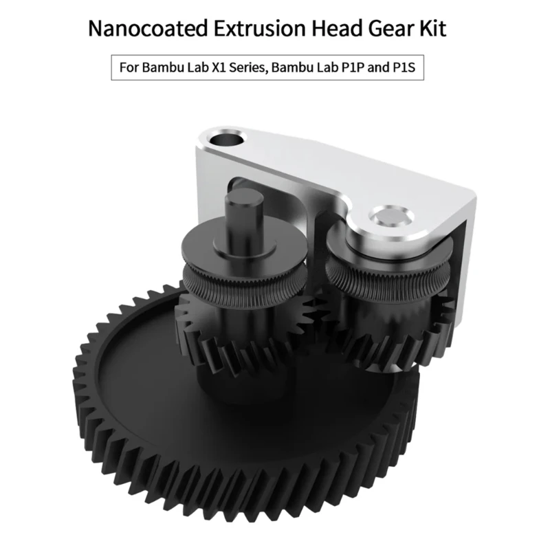 Шестерня экструдера из закаленной стали набор рукояток Hotend для Bambu P1P