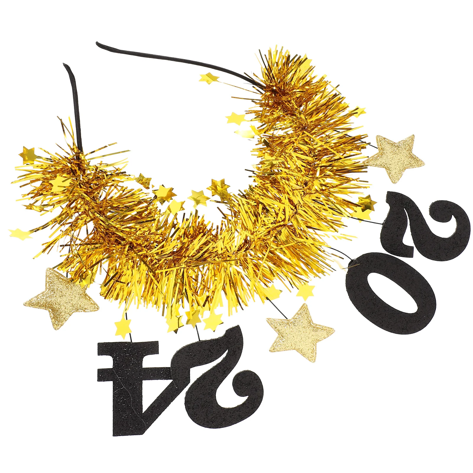 

2024 Headbands Holiday Women Wedding Headpiece Glitter Hair Ties Women's New Year Headgear