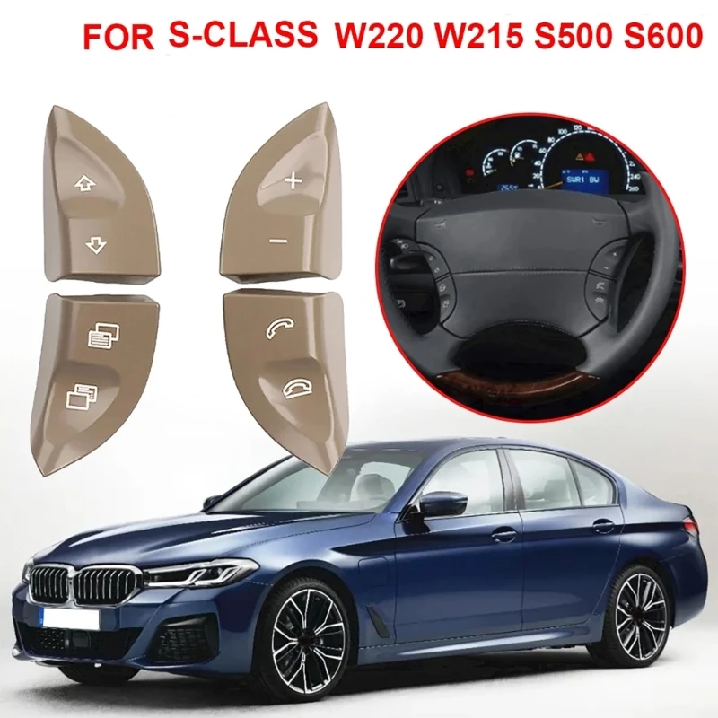 Многофункциональные кнопки управления на руль для W220 S430 S500 S600 CL500 CL600 легкая