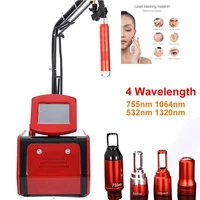 2022 professional laser beauty machine for tattoo removal portable nd yag laser 755 nm picosecond beauty machine