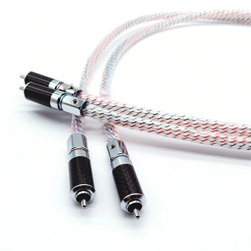 Фото Nordos.t Valhall.a 7N посеребренный аудиокабель RCA с разъемом RCA из углеродного волокна №4