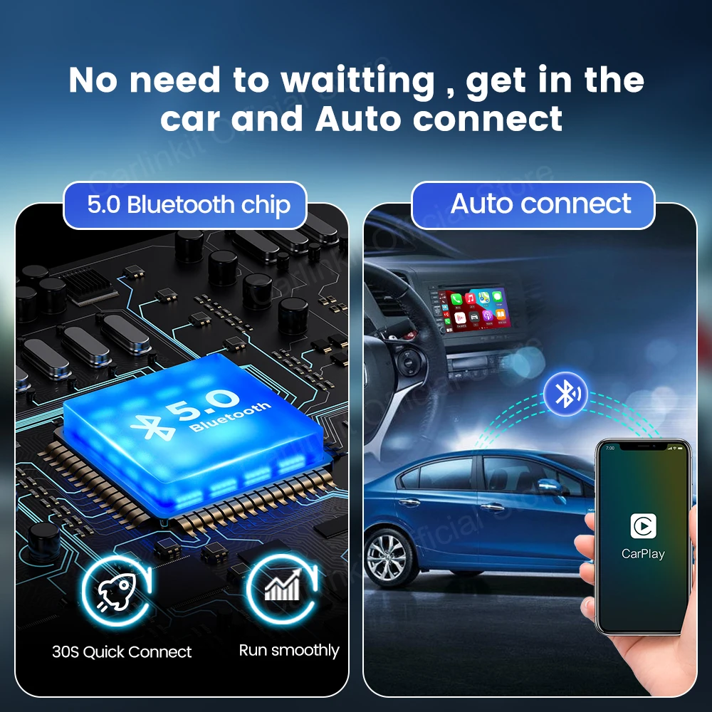 2022 CarlinKit 4 0 для беспроводной Android авто Apple CarPlay ключ мини Box активатор USB адаптер Volvo