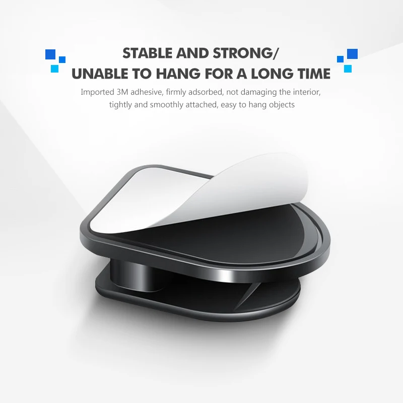 4 шт. мини-автомобильный крючок для пасты самоклеящийся невидимый держатель