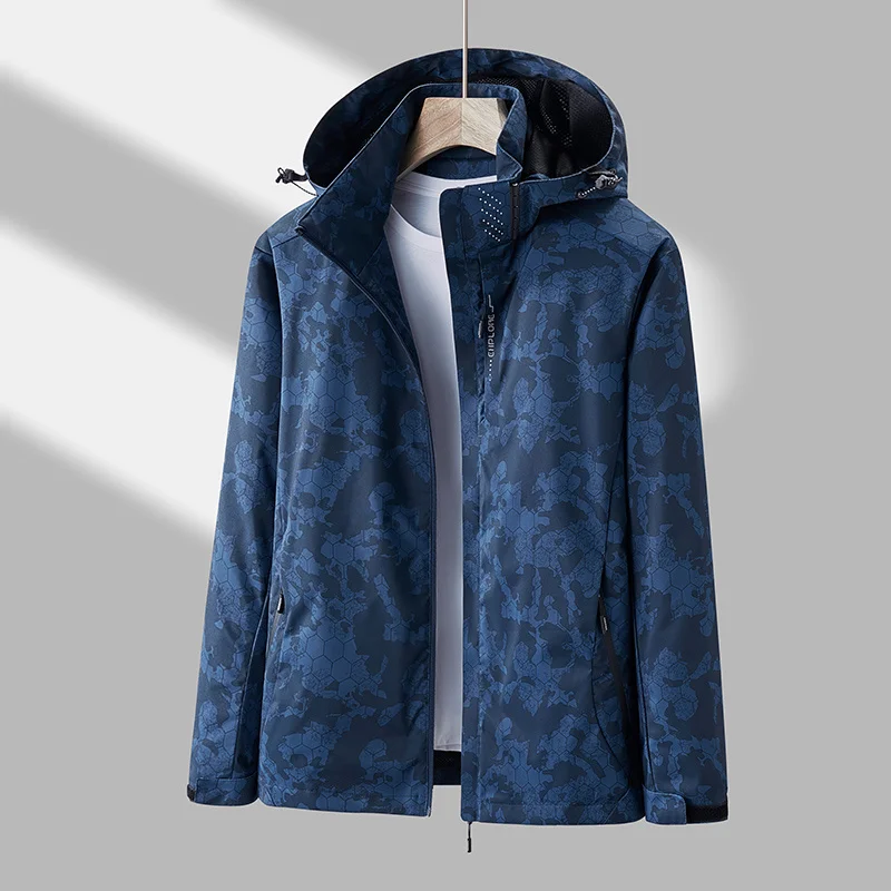 

Winter Autumn Hiking Jacket Men Women Waterproof Windbreaker Breathable Camouflage Hooded Sport Jackets Warm Lined Thick Coat