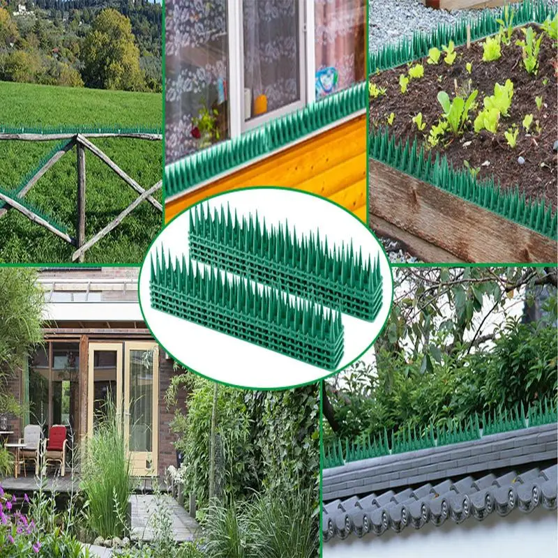 

Bird Spikes Polypropylene Plastic Pigeons Fence Spike Anti Bird Squirrel Thorn Burglar Birds Scare Garden Accessories Relining
