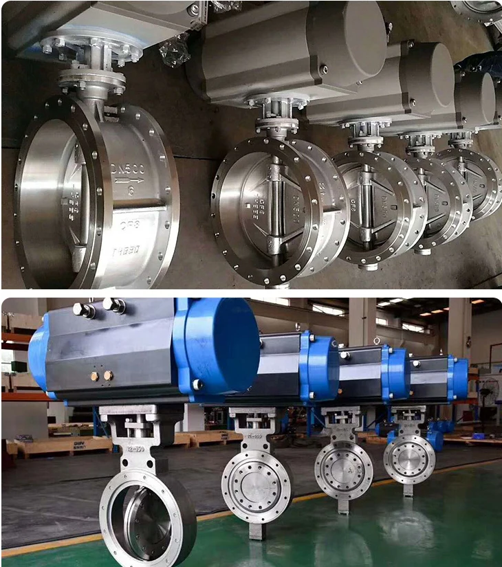 Pn16 Dn150 Wcb Одиночный двойной фланец Моторизованный электрический привод с мягким уплотнением Поворотный клапан (art.: 3920d475c0e8a) - 3920d475c0e8a