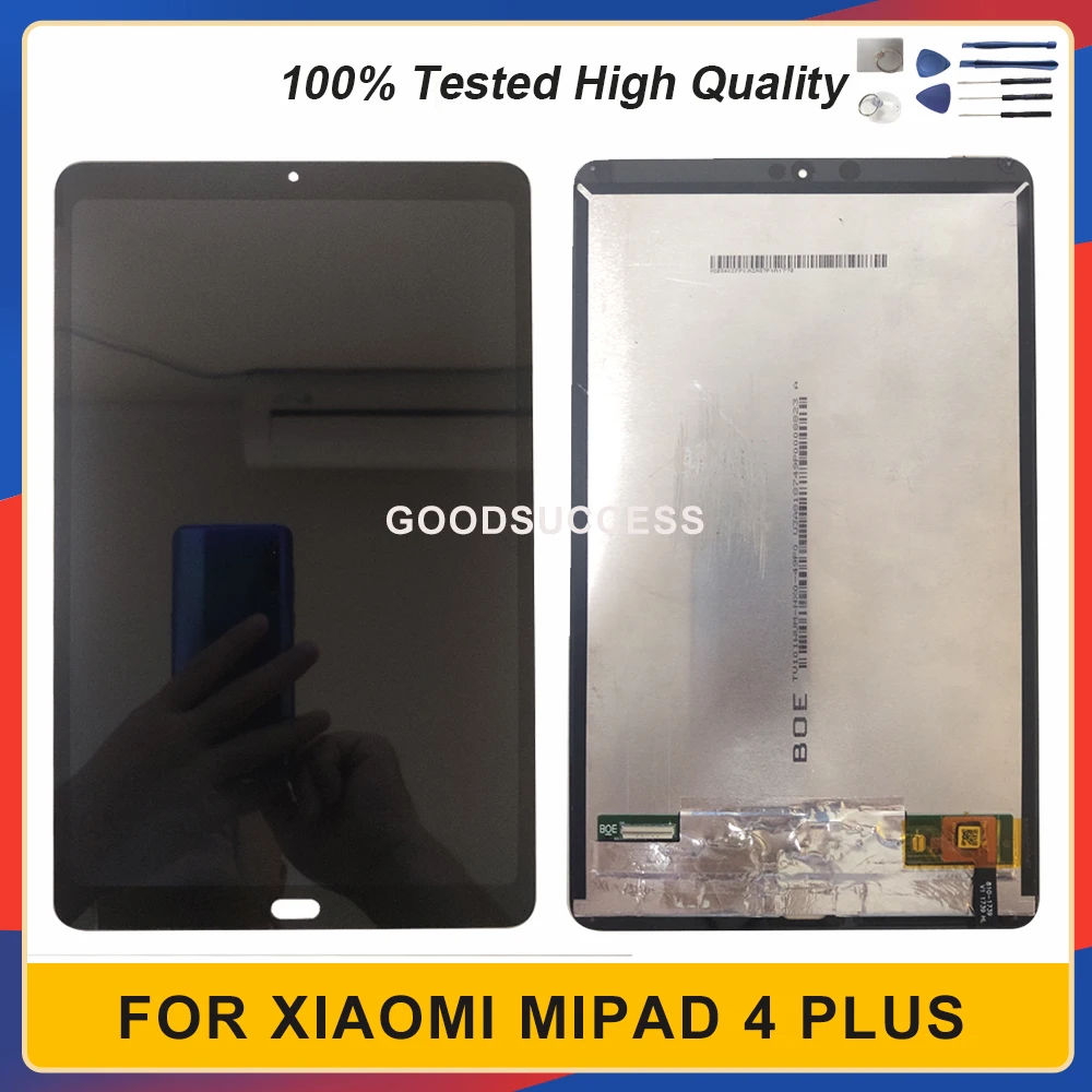 

ЖК-дисплей 100% для Xiaomi Mipad 4 Plus Mi Pad 4 Plus, дисплей с сенсорным экраном и дигитайзером в сборе, замена стекла, 10,1 протестировано