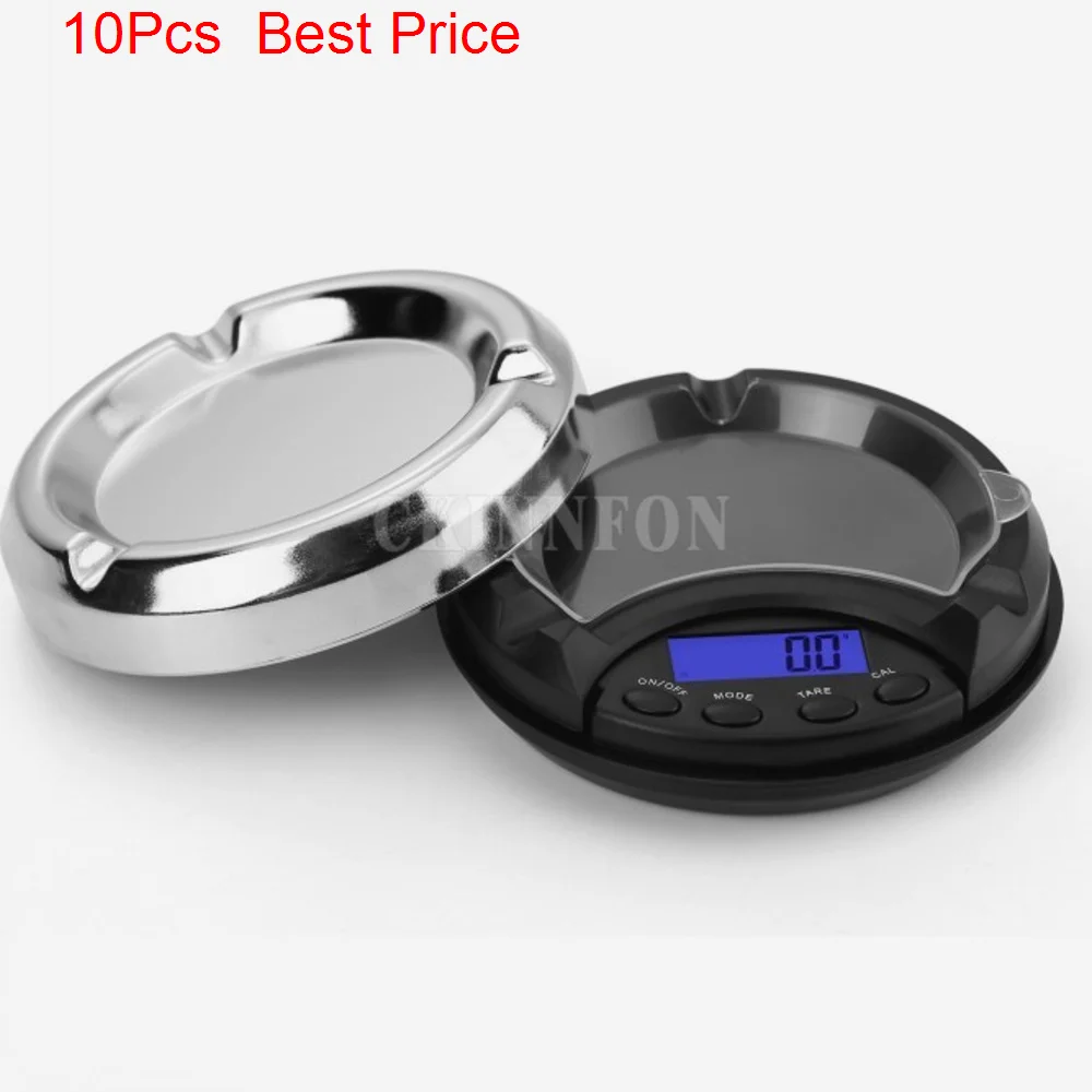 

10Pcs/lot High Precision 0.01g Pocket Digital Scale Jewelry Gold Balance Weight Gram LCD Weighting Electronic Scales Shape
