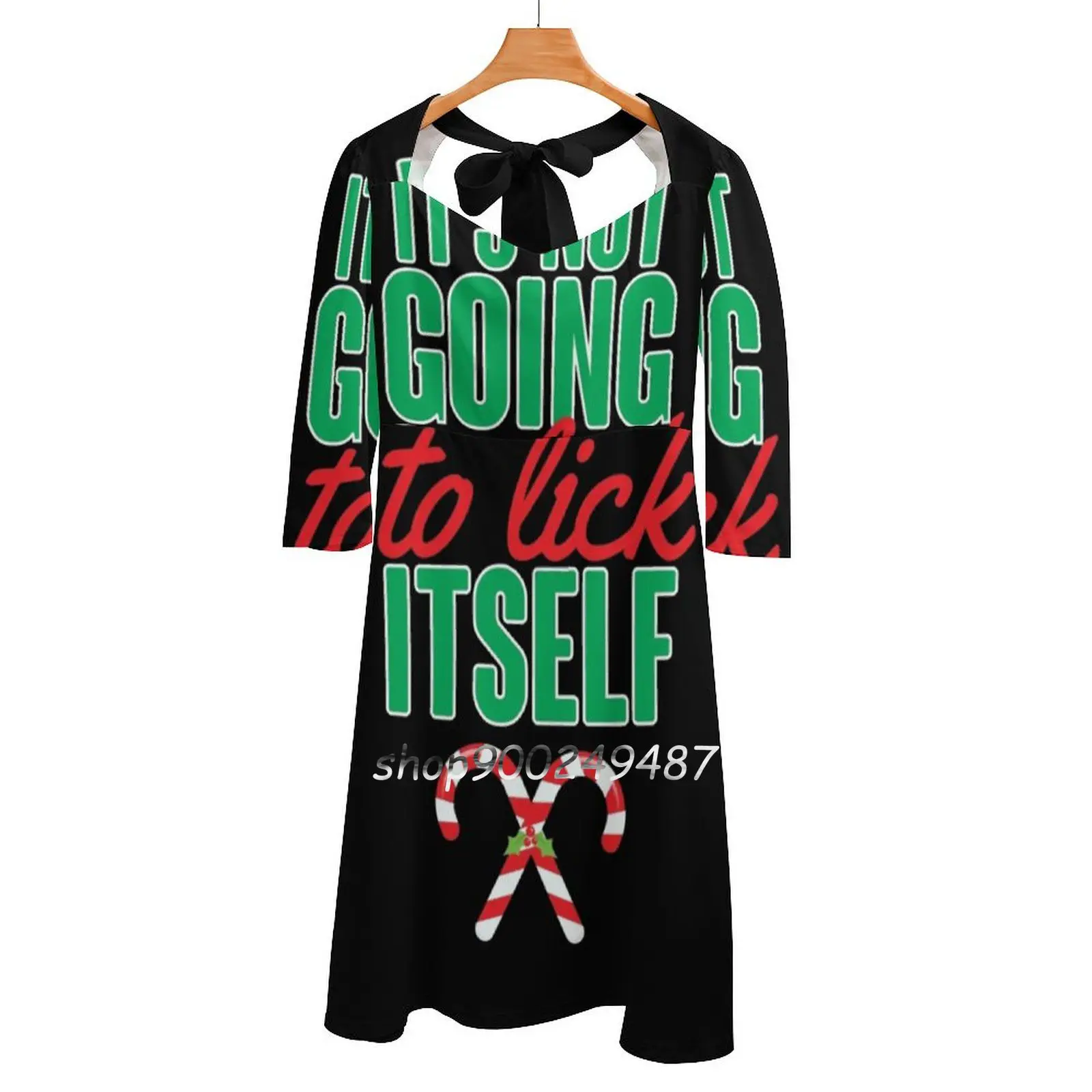 

Женское вечернее платье средней длины, милое цельнокроеное платье с корейским юмором