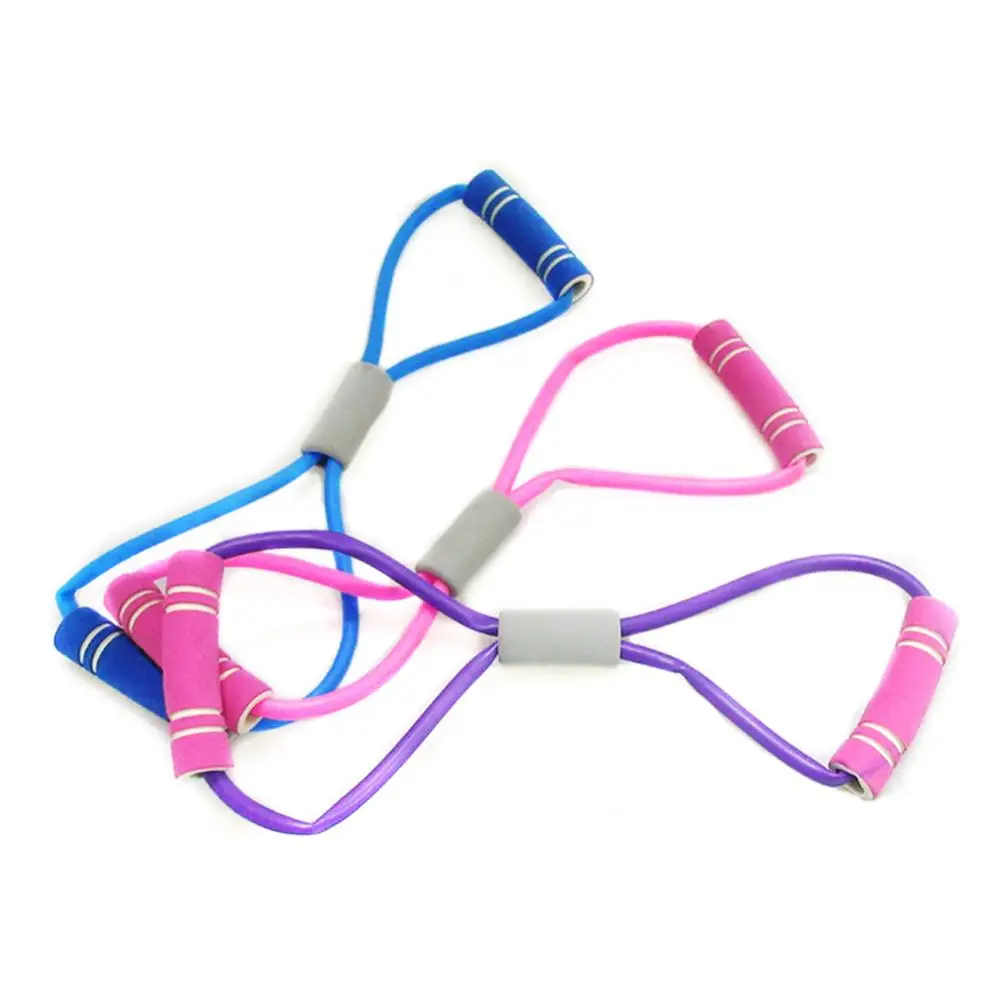 

Gym 8 Word Elastic Band Chest Developer Rubber Expander Rope Sports Workout Resistance Bands Fitness Equipment Yoga Training