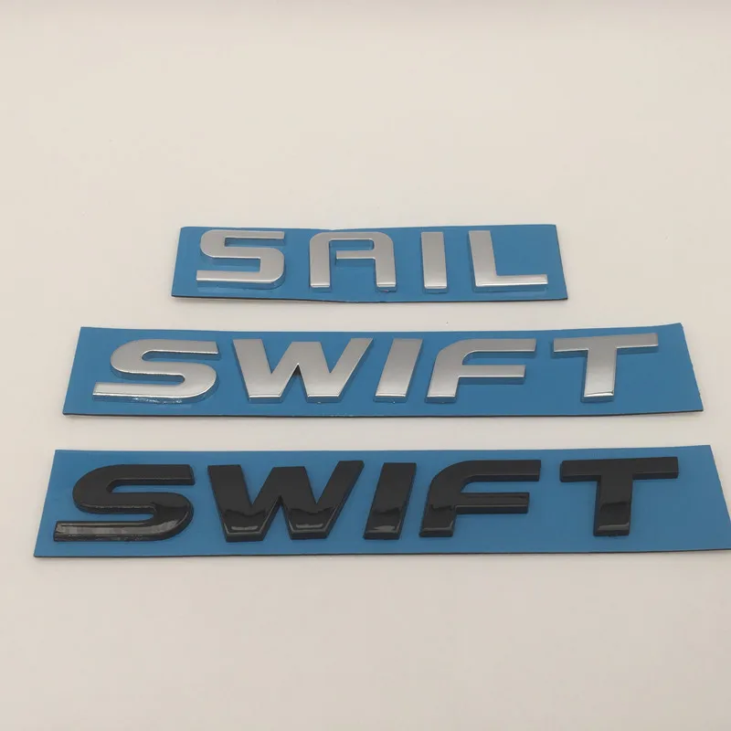 1 шт. 3D ABS SWIFT SAIL Автомобильная буква задний хвост фотоэмблема значок наклейка
