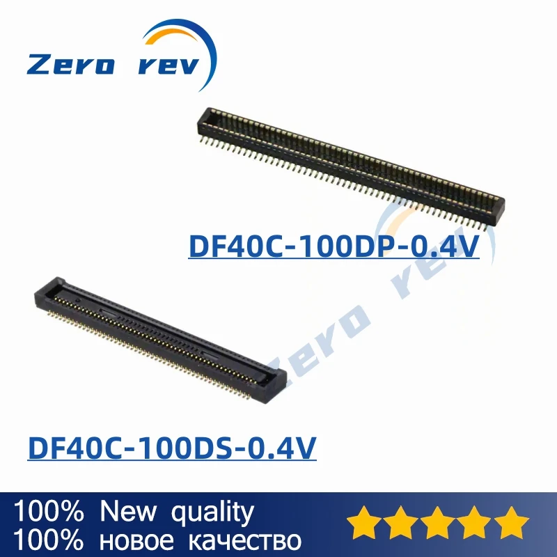 

5Pcs 100% New DF40C-100DS-0.4V DF40C-100DP-0.4V 100Pin 0.4mm Original