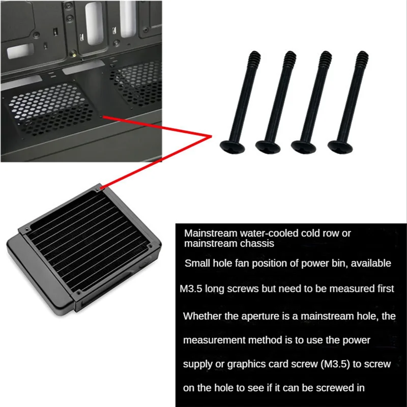 Удлиненный винт с круглой головкой для ПК устройство Охлаждения видеокарты