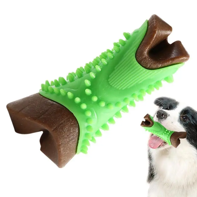 

Dog Tooth Grinding Stick Dog Enrichment Chew Toy For Toughest Chewers Treat-Holding Toy For Dogs Molar Protrusions Chew Toys