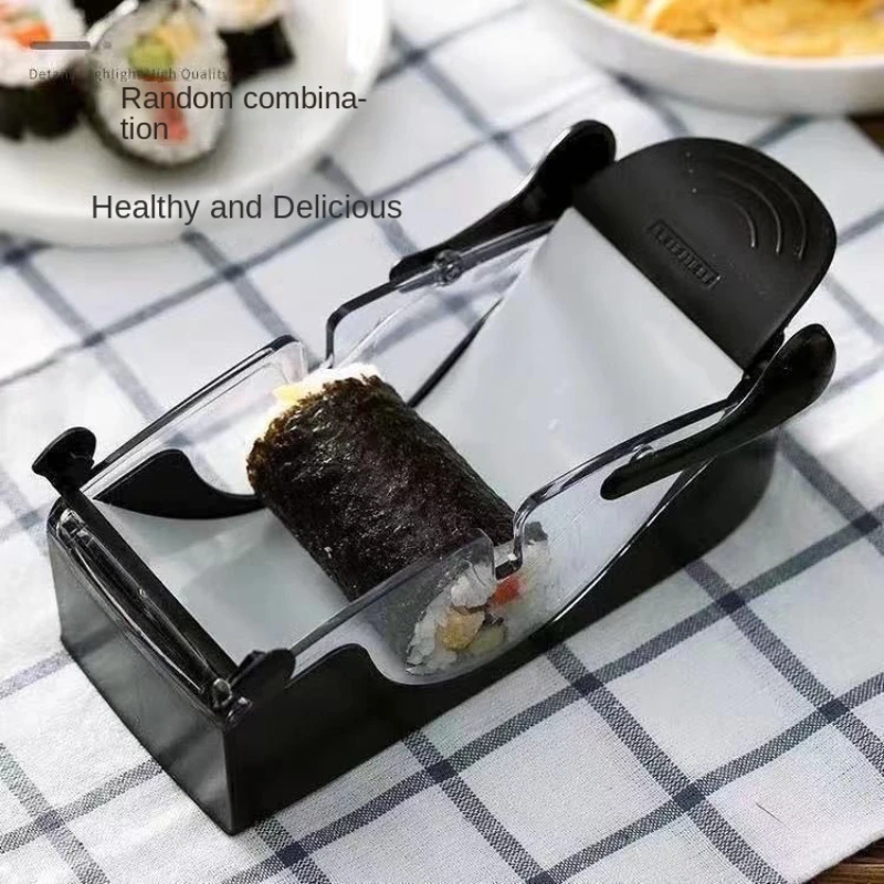 

2023 Lazy Man Automatic Sushi Mould Sushi Taiwan Rice Ball Tool Household Roller Shutter Grinder Seaweed Steamed Rice Artifact