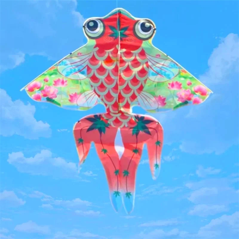 Золотая рыбка воздушные змеи игрушки для детей веревочные радужные высокие