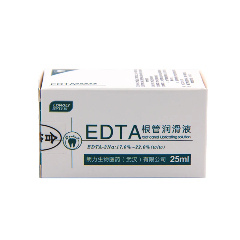 Раствор для смазки корневого канала EDTA 25 мл обработки используется во время