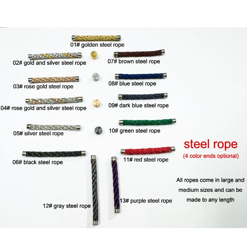 Браслет из серебра 925 пробы для мужчин и женщин стальной кабель большой модели