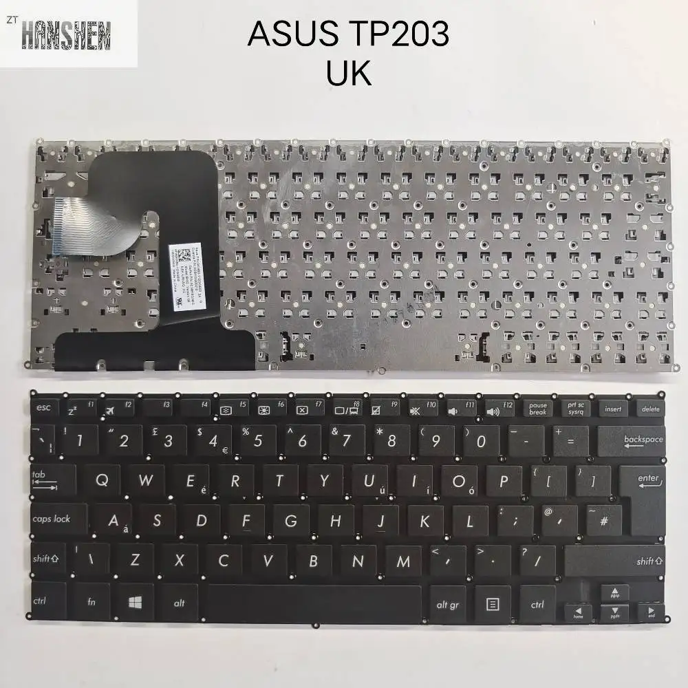 

Keyboard for Asus VivoBook Flip TP203NA TP203 NAH-BP049T Keyboard QWERTZ AR GR UK