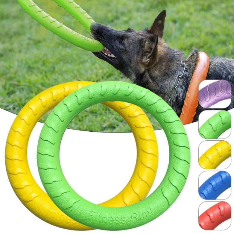 Pet Flying Discs Eva Dog Training Ring Puller Resistant Toys For Dog Floating Puppy Bite Ring Toy Interactive Pet Items