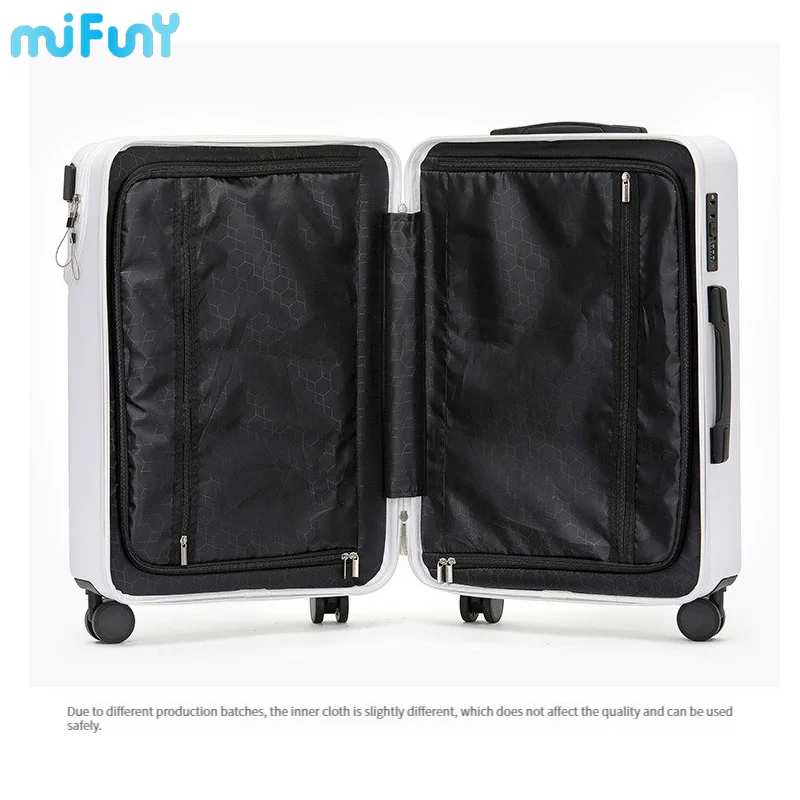 MIFUNY Rolling Luggage Charging Business Large Size Luggage Password Trolley Case Boarding Travel Carry on Luggage with Wheels