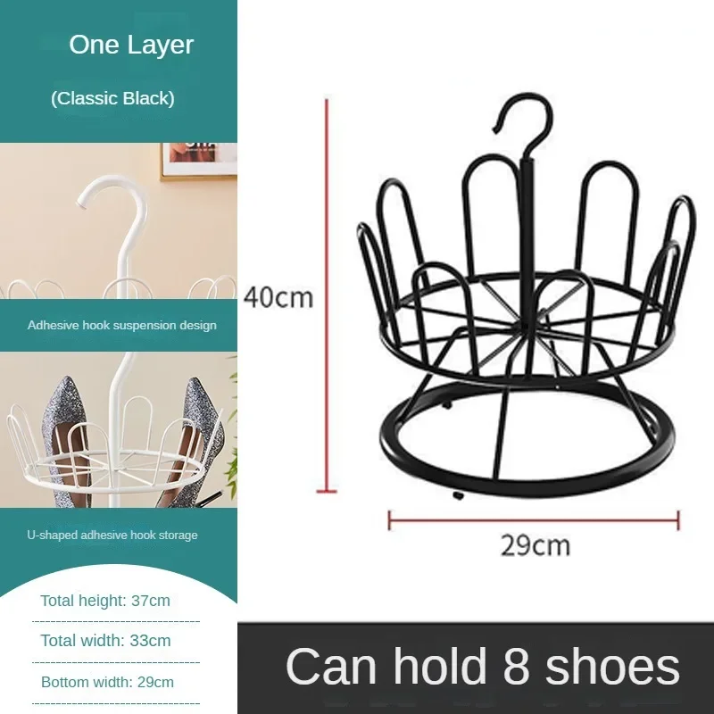 

Бытовая многофункциональная вращающаяся сушилка для обуви, многоуровневая напольная сушилка для обуви, уличная железная сушилка с крючком для обуви