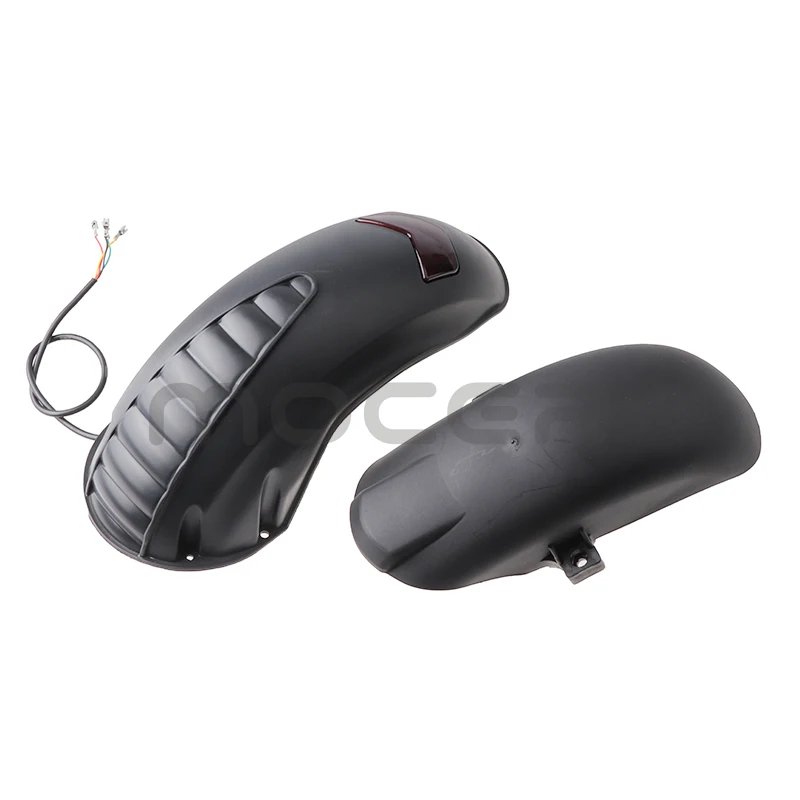 

8inch 10inch Widened Motorcycle Mudguards Electric Scooter Accessory with Rear Brake Light Universal Modified Part for KUGOO M4