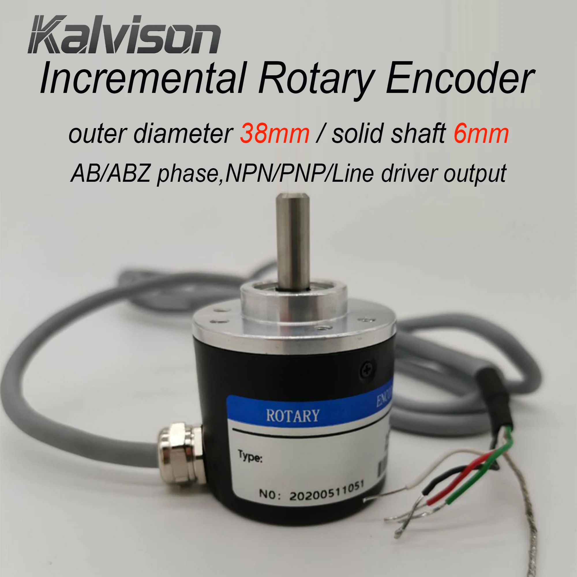 

Оптический поворотный энкодер 38 мм, алюминиевый сплав