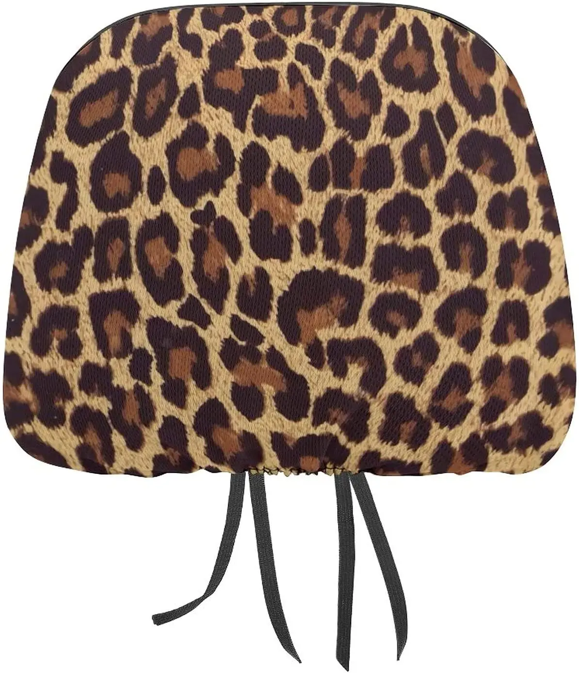

Cool Cheetah Leopard Pattern 2 Pack Car Headrest Cover Seat Rest Protector Cover Universal Fit Most Car/Truck Models fo