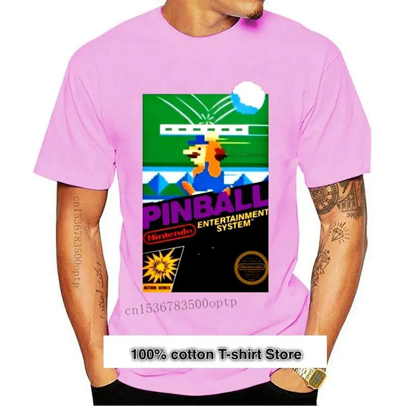

Ropa de Pinball Nes para hombre, Camiseta clásica de caja negra, videoигра
