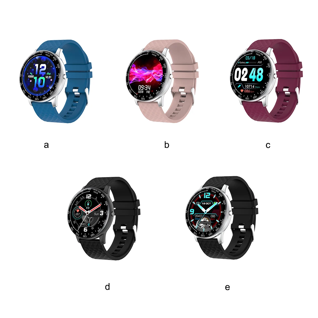 

Smart Watch Heartrate Blood Pressure Wristwatch Blood Oxygen Waterproof Round Watch, Blue