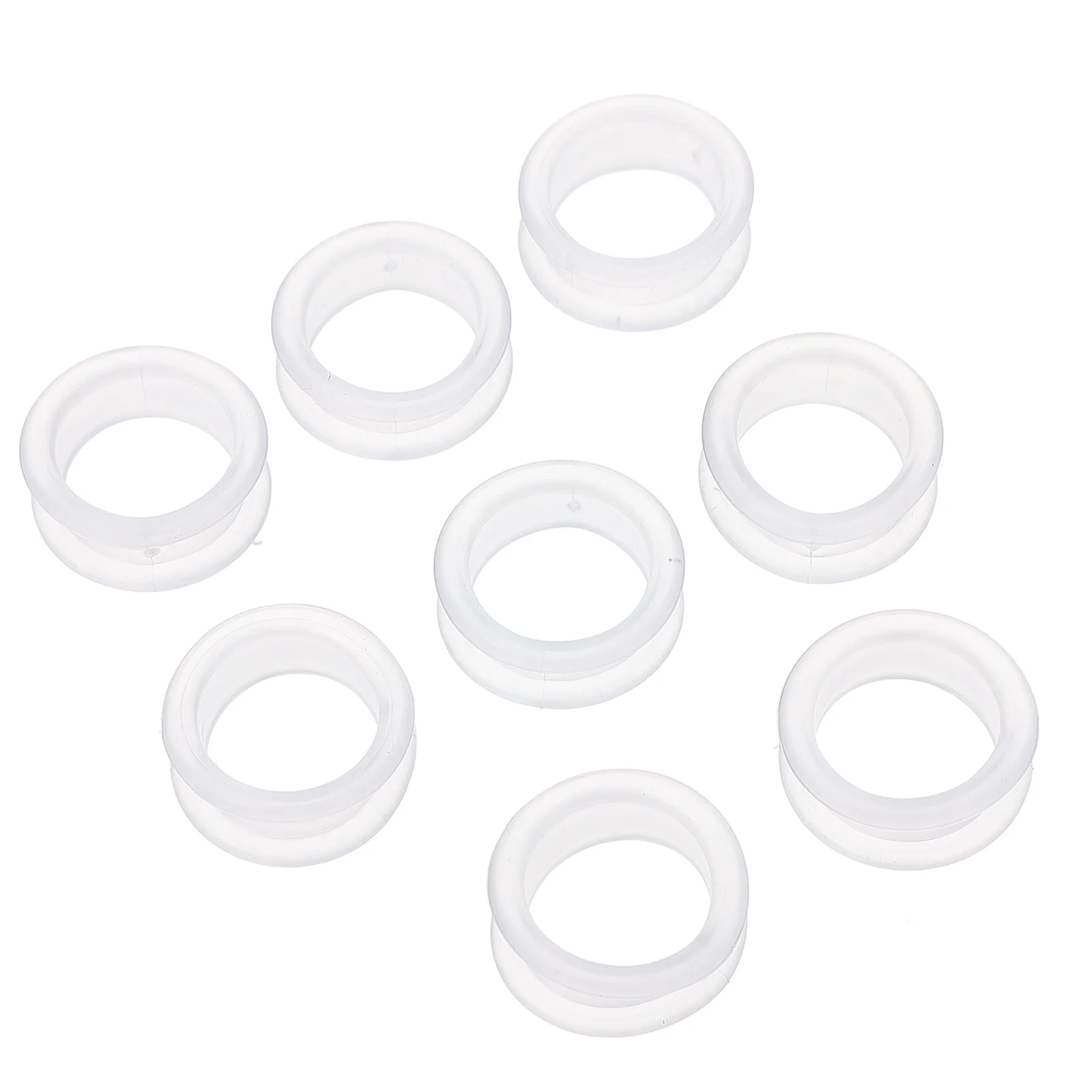 

8pcs Dog Grooming Accessories Finger Grip Silicone Hair Scissors Grip Shear Insert Rings