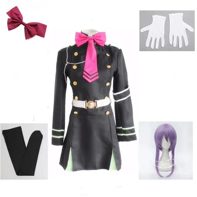 Японское аниме серафа из Конца owari no hiph hiiragi shinoa костюмы для косплея полная