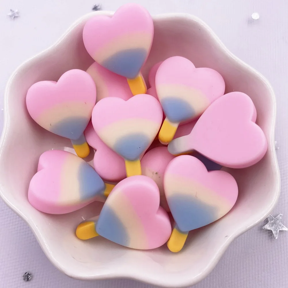 Красочные эскимо из смолы различной формы каменная фигурка с плоской задней