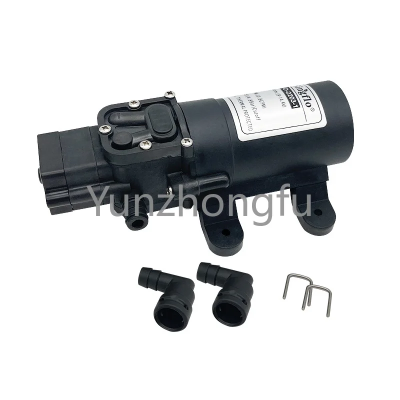 FLO-2203-1 12V DC 70PSI 3.1LPM микродиафрагменные насосы, маленькие насосы водяного давления, 3/8 дюйма, шланг с зазубриной и уплотнительным кольцом